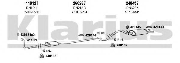 KLARIUS 720578E Система випуску ОГ