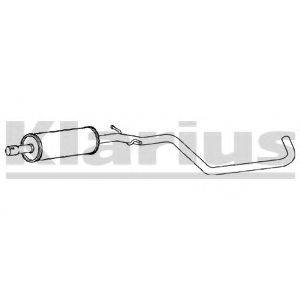 KLARIUS 150382 Середній глушник вихлопних газів