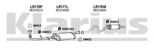 KLARIUS 090177U Система випуску ОГ