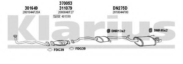 KLARIUS 270237U Система випуску ОГ