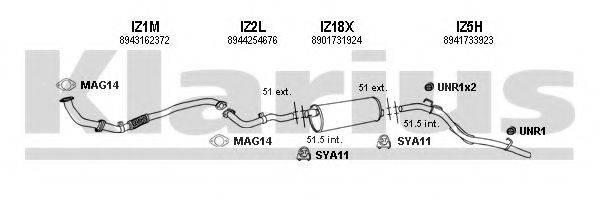 KLARIUS 290001U Система випуску ОГ