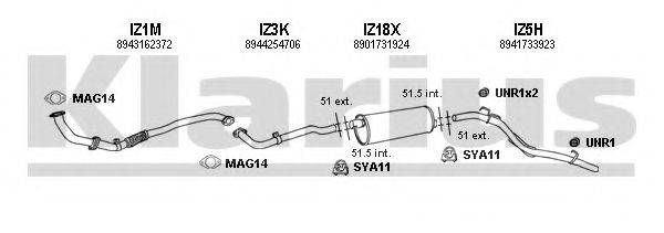 KLARIUS 290003U Система випуску ОГ