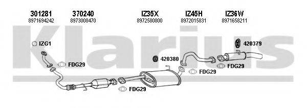KLARIUS 290024U Система випуску ОГ