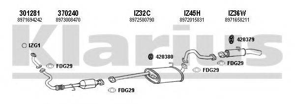 KLARIUS 290025U Система випуску ОГ