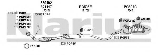 KLARIUS 630476U Система випуску ОГ