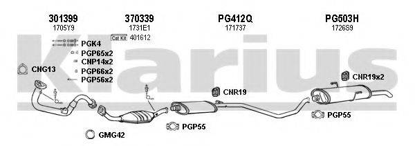 KLARIUS 630928U Система випуску ОГ