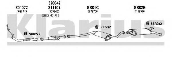 KLARIUS 750086U Система випуску ОГ