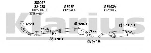 KLARIUS 790124U Система випуску ОГ