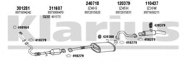 KLARIUS 290029E Система випуску ОГ