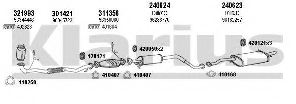 KLARIUS 310037E Система випуску ОГ