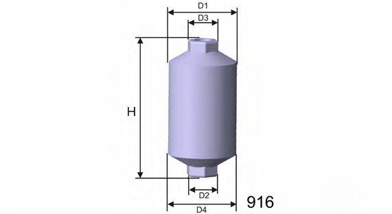 MISFAT E505 Паливний фільтр