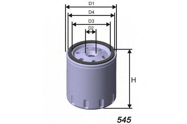 MISFAT Z242 Масляний фільтр