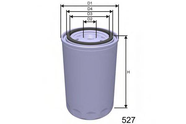 MISFAT M349 Паливний фільтр