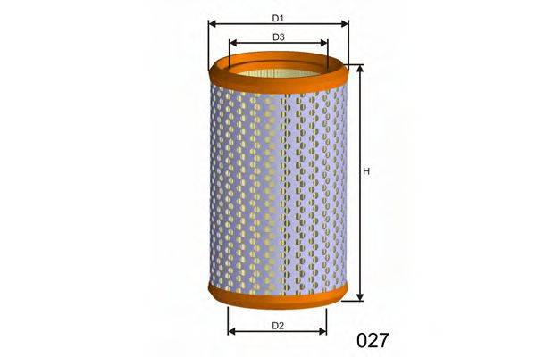 MISFAT R824 Повітряний фільтр