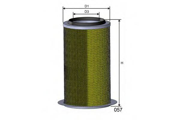 MISFAT R285 Повітряний фільтр