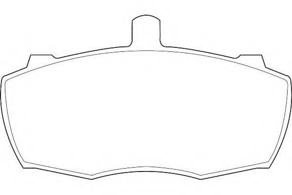 WAGNER WBP20904A Комплект гальмівних колодок, дискове гальмо