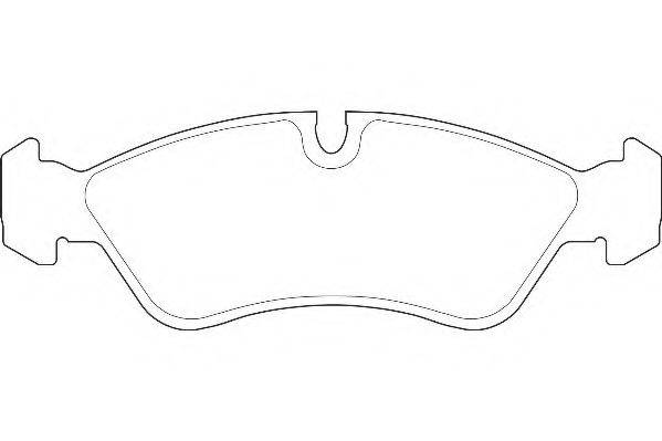 WAGNER WBP21190A Комплект гальмівних колодок, дискове гальмо