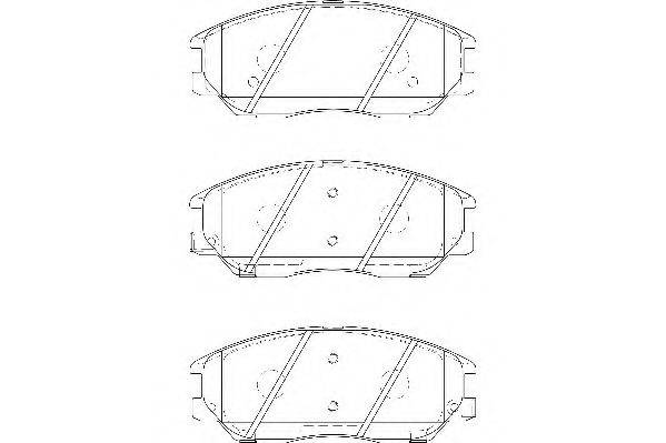 WAGNER WBP24167A Комплект гальмівних колодок, дискове гальмо