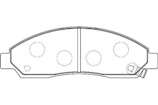 WAGNER WBP24370A Комплект гальмівних колодок, дискове гальмо