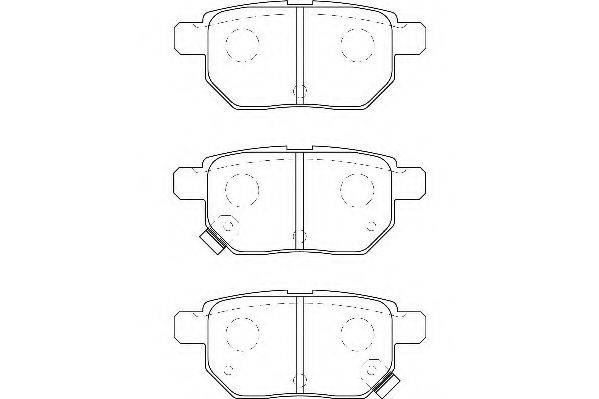 WAGNER WBP24610A Комплект гальмівних колодок, дискове гальмо