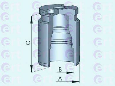 ERT 151163C Поршень, корпус скоби гальма