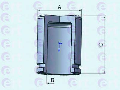 ERT 150966C Поршень, корпус скоби гальма