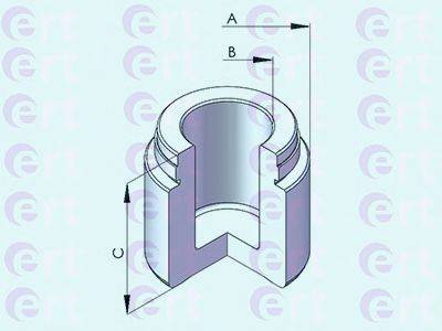 ERT 150977C Поршень, корпус скоби гальма