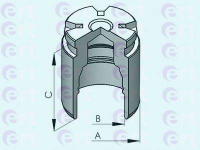 ERT 151171C Поршень, корпус скоби гальма