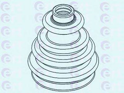 ERT 500408 Комплект пильника, приводний вал