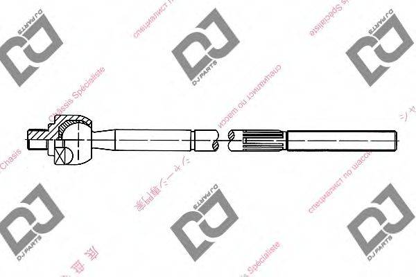 DJ PARTS DR1175 Осьовий шарнір, рульова тяга