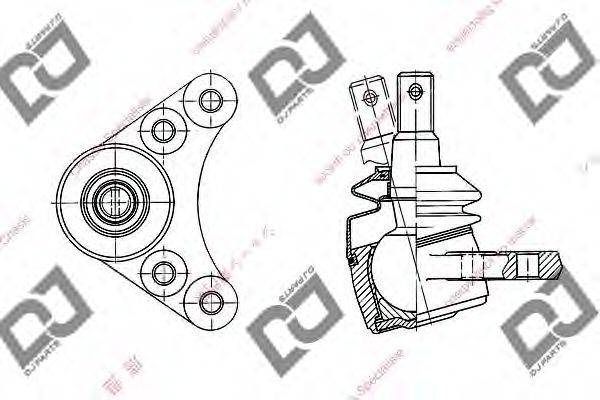 DJ PARTS DB1061 несучий / напрямний шарнір