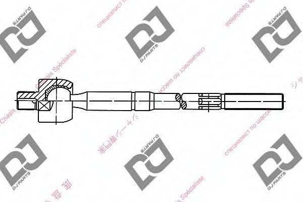 DJ PARTS DR1060 Осьовий шарнір, рульова тяга