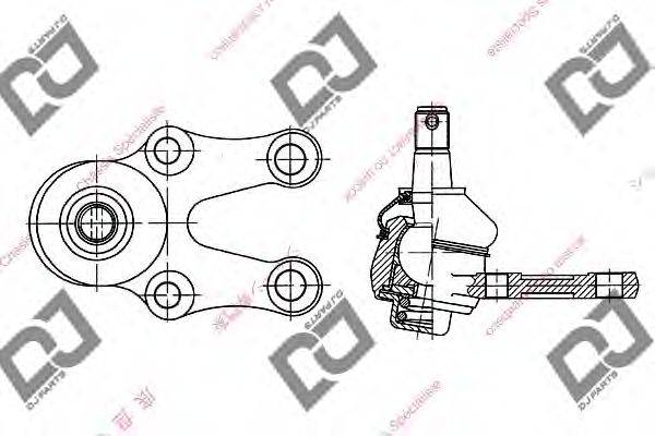 DJ PARTS DB1112 несучий / напрямний шарнір