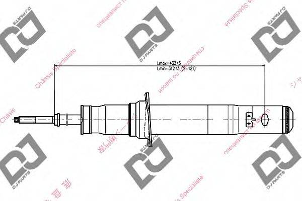 DJ PARTS DS1159HT Амортизатор