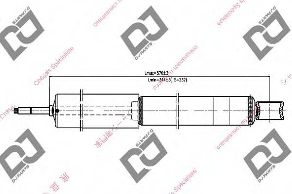 DJ PARTS DS1072HT Амортизатор