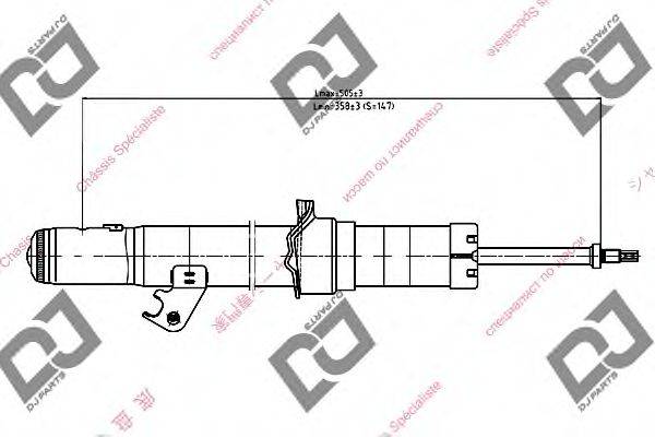 DJ PARTS DS1196GT Амортизатор