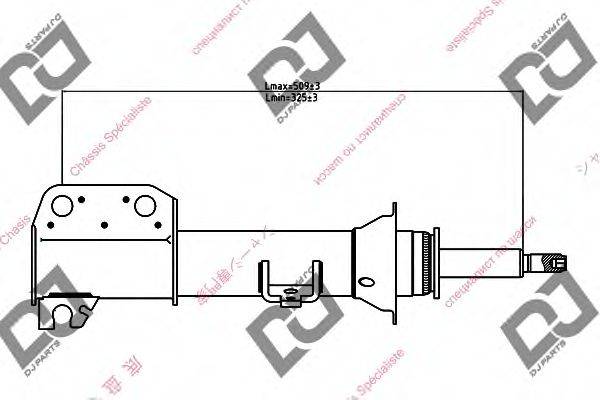 DJ PARTS DS1414GS Амортизатор