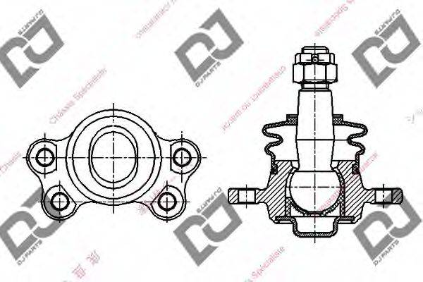 DJ PARTS DB1121 несучий / напрямний шарнір