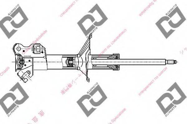 DJ PARTS DS1108GS Амортизатор