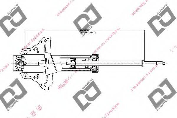 DJ PARTS DS1716GT Амортизатор