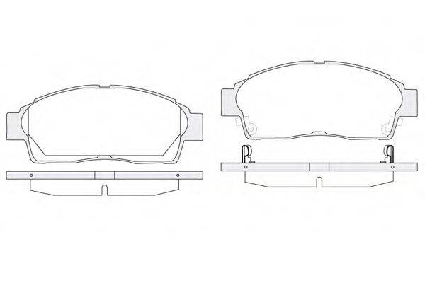 KSM-KOSHIMO 18500058084 Комплект гальмівних колодок, дискове гальмо