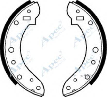 APEC BRAKING SHU173 Гальмівні колодки
