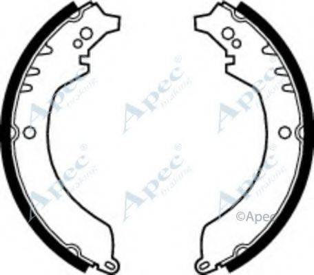 APEC BRAKING SHU417 Гальмівні колодки