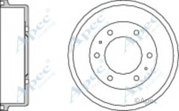 APEC BRAKING DRM9717 Гальмівний барабан