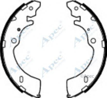 APEC BRAKING SHU783 Гальмівні колодки