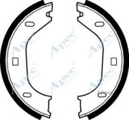 APEC BRAKING SHU315 Гальмівні колодки