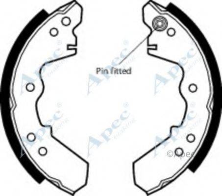 APEC BRAKING SHU396 Гальмівні колодки