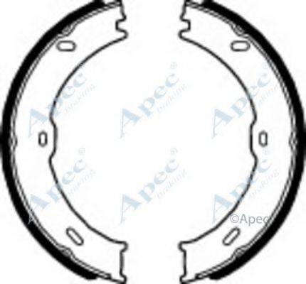 APEC BRAKING SHU714 Гальмівні колодки