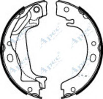 APEC BRAKING SHU723 Гальмівні колодки