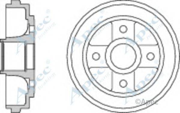 APEC BRAKING DRM9937 Гальмівний барабан